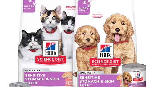 Packages of food "Sensitive stocmach and skin"